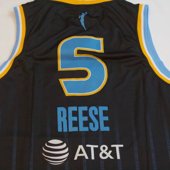 Men's WNBA Nike Chicago Sky Angel Reese 5 Rebel Edition Black Jersey Size Large - Picture 5 of 5